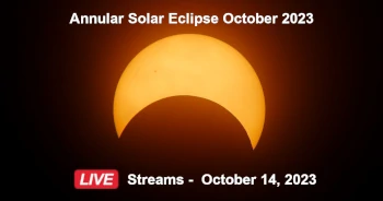 October 2023 Solar Eclipse Online 